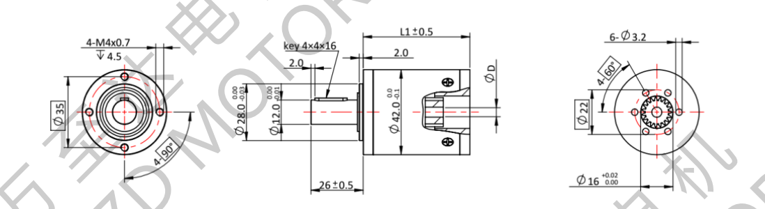 OT-42LGP行星齒輪箱-齒輪箱-萬至達(dá)電機(jī)